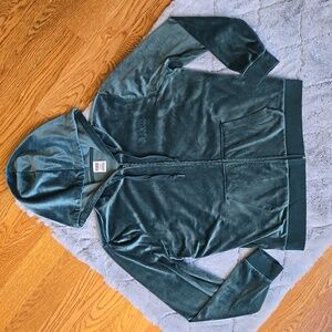 PINK Victoria's Secret Green Velvet Jacket, Women's Large, Great Condition